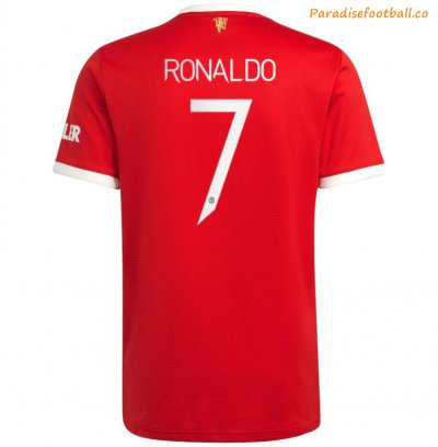 2021-22 Manchester United Champions League Home Soccer Jersey Shirt Ronaldo #7