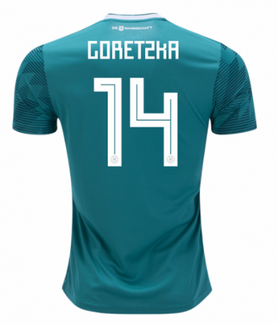 Leon Goretzka #14 2018 World Cup Germany Away Soccer Jersey Shirt