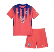 2020-21 Chelsea Kids Third Away Soccer Kits Shirt with Shorts