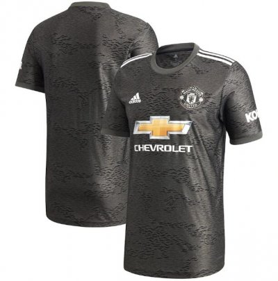 2020-21 Manchester United Away Black Soccer Jersey Shirt