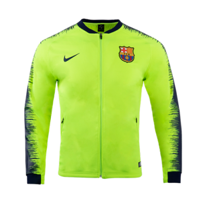 18-19 Barcelona Green V-Neck Training Jacket