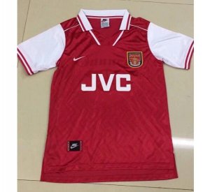 1996-98 Arsenal Retro Home Soccer Jersey Shirt