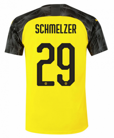 2019-20 Borussia Dortmund Cup Home Soccer Jersey Shirt Schmelzer 29