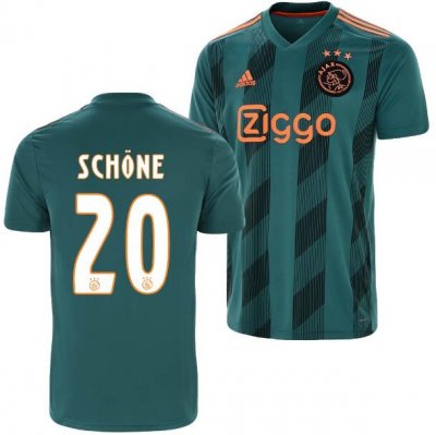 2019-20 Ajax Away Soccer Jersey Shirt Lasse Schone 20