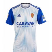 2019-20 Real Zaragoza Home Soccer Jersey Shirt