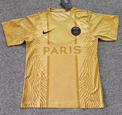 2020-21 PSG Paris Golden Short Sleeve Training Shirt