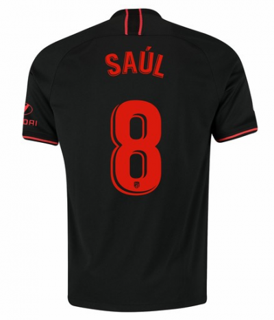2019-20 Atletico Madrid Away Soccer Jersey Shirt Saúl 8