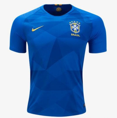 2018 World Cup Brazil Away Soccer Jersey Shirt