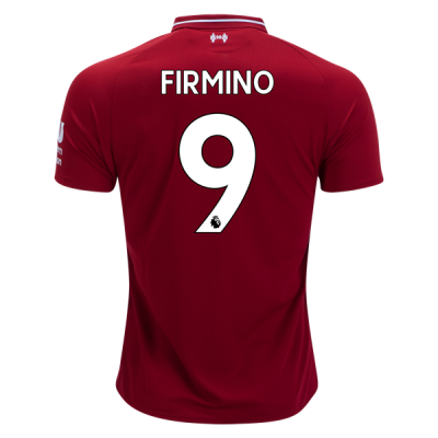 2018-19 Liverpool Home Soccer Jersey Shirt Roberto Firmino #9