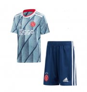 2020-21 Ajax Kids Away Soccer Kits Shirt With Shorts