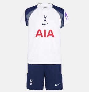 2025-26 Tottenham Hotspur Kids Home Soccer Kits Shirt With Shorts