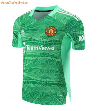 2021-22 Manchester United Dark Green Goalkeeper Soccer Jersey Shirt