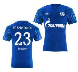 2019-20 Schalke 04 Home Soccer Jersey Shirt Cedric Teuchert #23