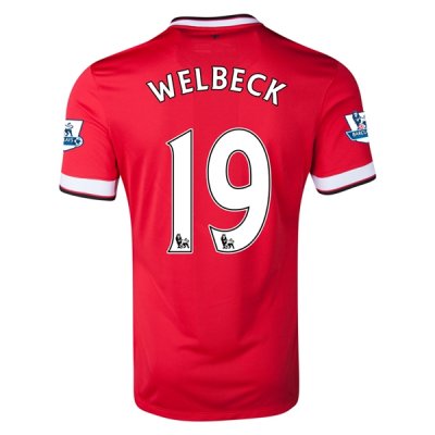 Manchester United 14/15 WELBECK #19 Home Soccer Jersey