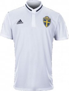 2016 Sweden White Core Polo Shirt