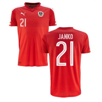 2016 Austria Janko 21 Home Soccer Jersey