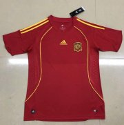 2008 Spain Retro Home Soccer Jersey Shirt