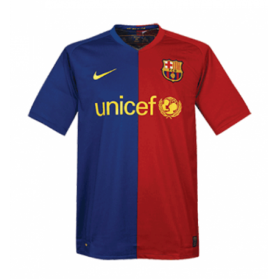 2008-2009 Barcelona Retro Home Soccer Jersey Shirt