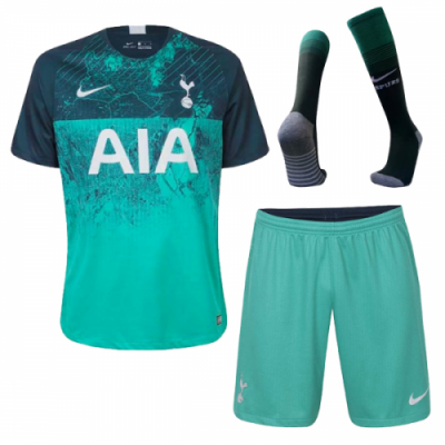 2018-19 Tottenham Hotspur Third Away Soccer Whole Kit (Shirt + Shorts + Socks)