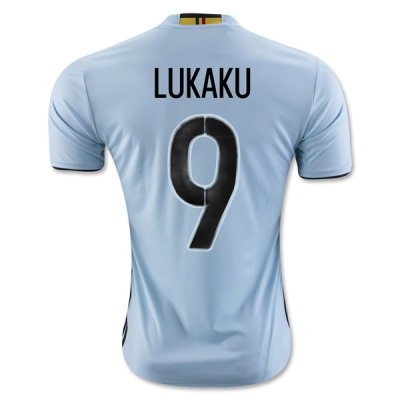 2016 Belgium LUKAKU #9 Away Soccer Jersey