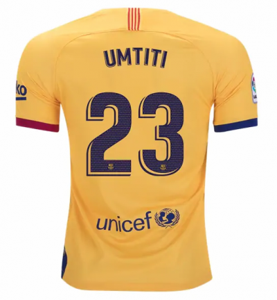2019-20 Barcelona Away Soccer Jersey Shirt Samuel Umtiti #23