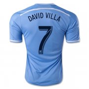 New York City 2015-16 DAVID VILLA #7 Home Soccer Jersey