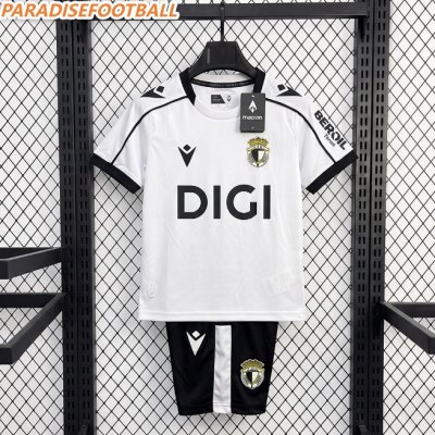 2026-27 Burgos Home Kids Soccer Kits Shirt With Shorts