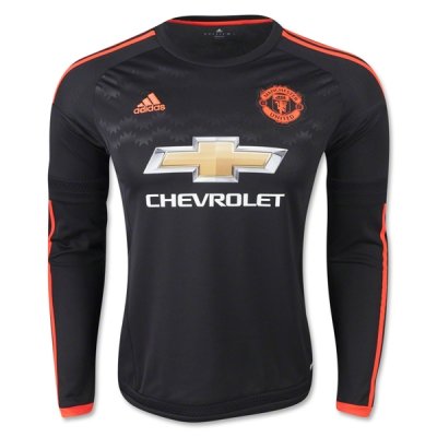 2015-16 Manchester United Third Soccer Jersey LS