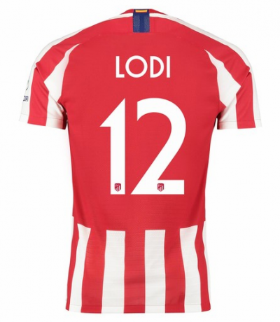 2019-20 Atletico Madrid Home Soccer Jersey Shirt Lodi 12