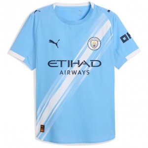2025-26 Manchester City Home Soccer Jersey Shirt Player Version