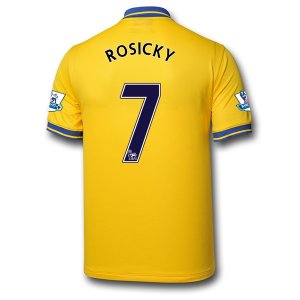 13-14 Arsenal #7 ROSICKY Away Yellow Jersey Shirt 13-14 Arsenal #7 ROSICKY Away Yellow Jersey Shirt