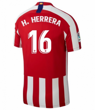 2019-20 Atletico Madrid Home Soccer Jersey Shirt Hector Herrera #16
