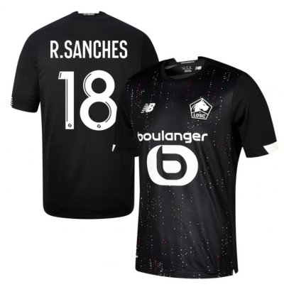 2020-21 LOSC Lille Away Soccer Jersey Shirt R.SANCHES #18