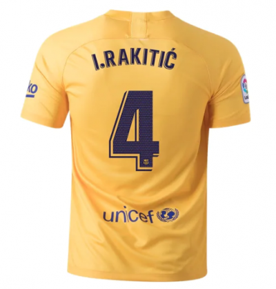 2019-20 Barcelona Fourth Soccer Jersey Shirt Ivan Rakitic #4