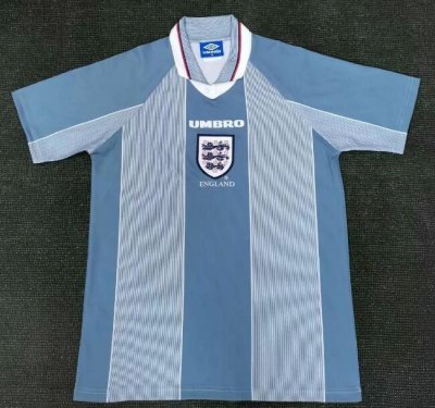 1996 England Retro Away Soccer Jersey Shirt