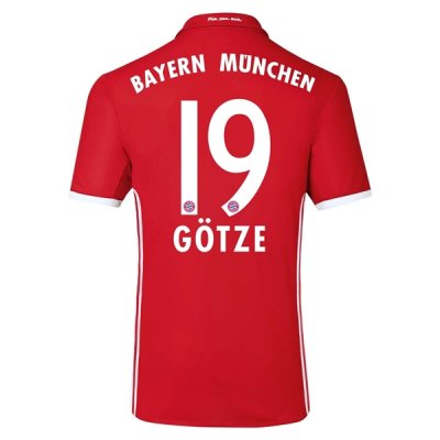 2016-17 Bayern Munich 19 GOTZE Home Soccer Jersey