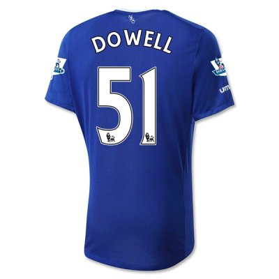 2015-16 Everton DOWELL #51 Home Soccer Jersey