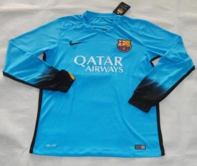 2015-16 Barcelona LS Third Soccer Jersey