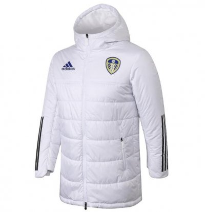 2020-21 Leeds United White Cotton Warn Coat