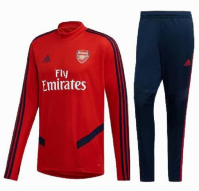 2019-20 Arsenal Red Training Kits (Sweatshirt + Pants)