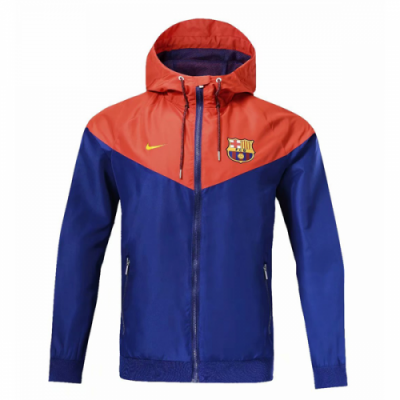 18-19 Barcelona Red&Blue Woven Windrunner