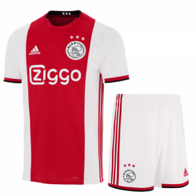 2019-20 Ajax Home Soccer Jersey Kit (Shirt + Shorts)