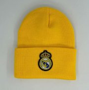 Real Madrid Yellow Soccer Knitted Hat