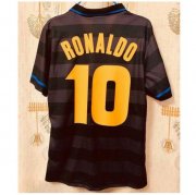 1997-98 Inter Milan Retro Away Soccer Jersey Shirt Ronaldo #10