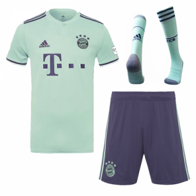 2018-19 Bayern Munich Away Soccer Jersey Whole Kit (Shirt + Shorts + Socks)