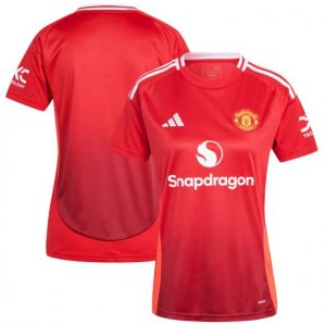 2024-25 Manchester United Home Women Soccer Jersey Shirt