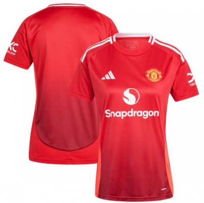 2024-25 Manchester United Home Women Soccer Jersey Shirt