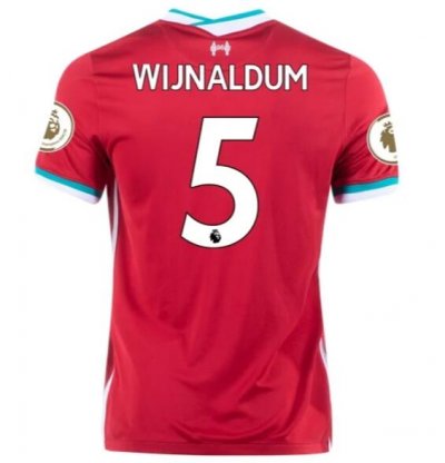 2020-21 Liverpool Home Soccer Jersey Shirt GEOGINIO WIJNALDUM #5