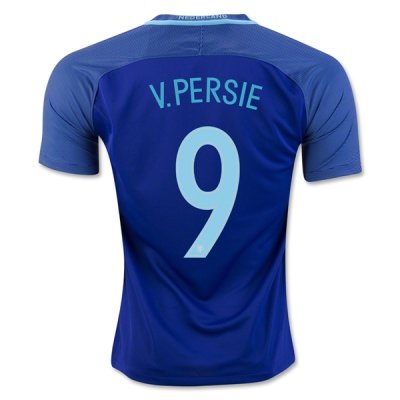 2016 Euro Netherlands V. PERSIE 9 Away Soccer Jersey