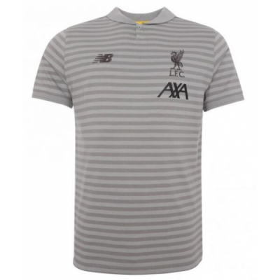 2019-20 Liverpool Grey Travel Polo Shirt